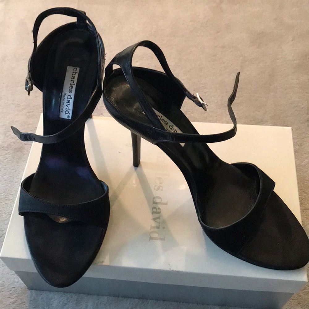 Charles David Leather/Satin Pumps